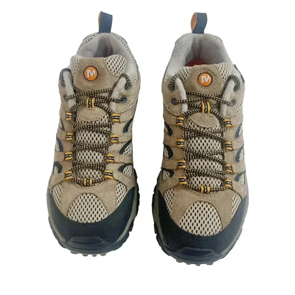 SOLD Merrell Moab 2 Ventilator Brown Hiking Shoes in Walnut Men's Size 9 - Picture 2 of 8